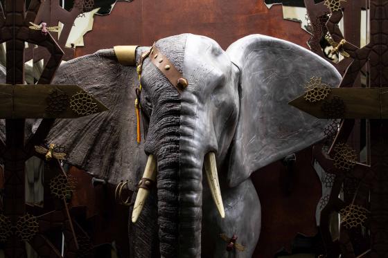 THE ELEPHANT OF HOPE AT HARRODS